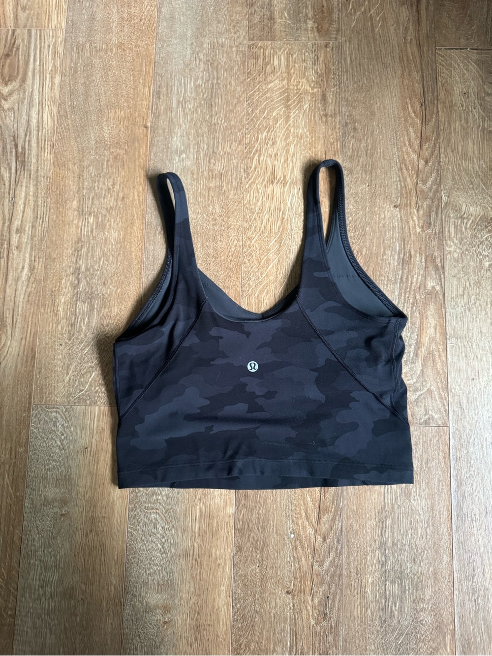 lululemon athletica Black Camo cropped tank